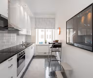 Fully equipped kitchen at Upplandsgatan Vanadisplan