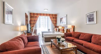 Stunning living area in Mankhool 15A Street Serviced Apartments, Bur Dubai