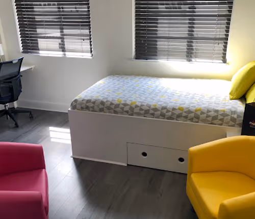 Studio apartment at Kendrick House