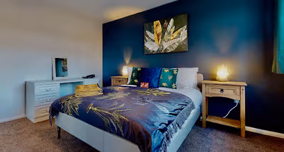 Master bedroom at Secluded Detached 4 Bed House in Rainham