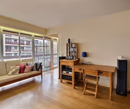 Simplistic living area in Portes De Versailles Serviced Apartment, Palais-Bourbon