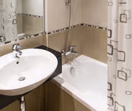 Bathroom at Mamsha Street Residences Serviced Apartments, Dubai Marina