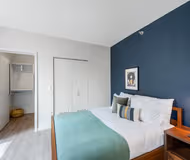 Luxury bedroom at Huron Street Serviced Apartment #1002 Serviced Apartment, River North