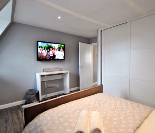 Luxury bedroom at Church Street