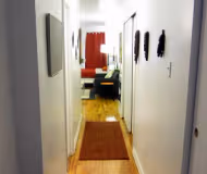 Living area at Gramercy Park apartment