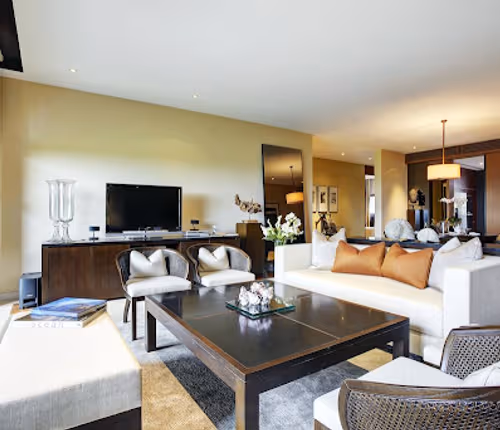 Living room at Sentosa Island Serviced Apartments