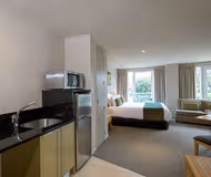 living space at Quest on Durham