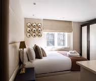 Bedroom at Marylebone apartment