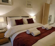 Bedroom at Sutton apartment