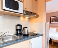 Kitchen at Paris Adagio Serviced Apartment, Montmartre