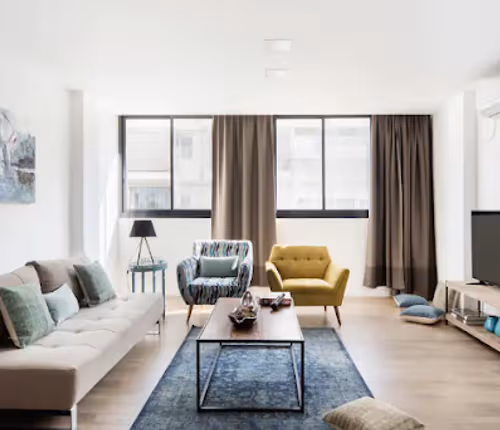 Elegant 3 BR Apartment in HaYarkon Street