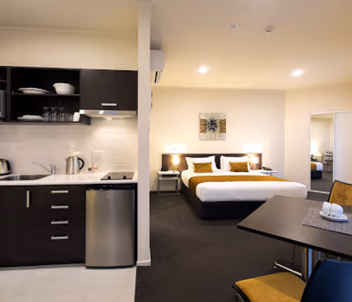 Equipped Kitchen at Quest Whangarei