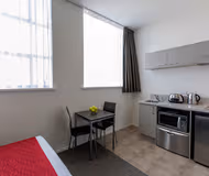 Full kitchen at Quest New Plymouth