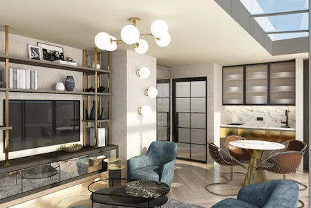 living space at RIGH Residences