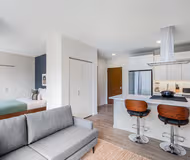 Comfy living area at Huron Street Serviced Apartment #1002 Serviced Apartment, River North