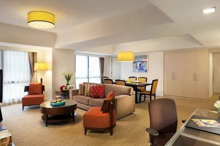 Stunning living area in Somerset Grand Hanoi