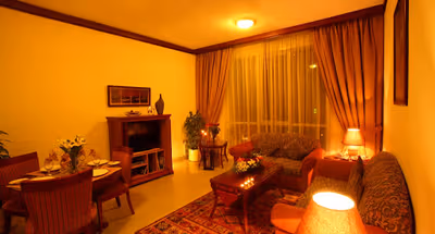 Bright living area at Sultan Bin Zayed the First St Serviced Apartments, Al Muroor