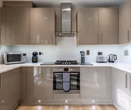 Fully equipped kitchen at The Heights @ Athena Court