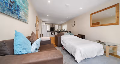 Living area at Stanwell Apartments near LHR Airport - Staines