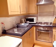 Kitchen at Camden apartment