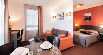 Dining space at Access Poitiers