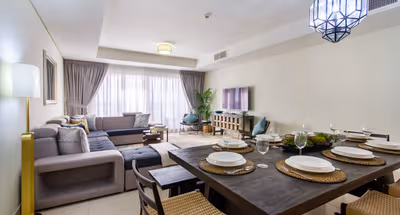 Two Bedroom Sea View with Beach Access in Palm Jumeirah
