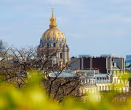 A BALCONY THAT OVERLOOKS ESPLANADE DES INVALIDES-A STUNNING EIFFEL HOME