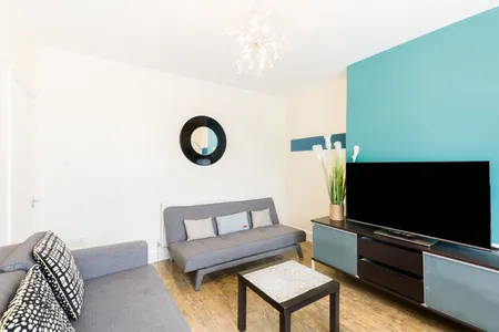 Comfy living area at Station Apartment
