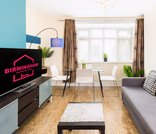 Dining area at Station Apartment