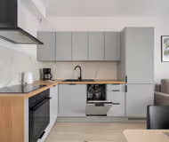 Tasteful Beige  Serviced Apartment