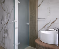 Luxury bathroom at Kolokotroni Apartments