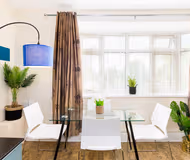 Dining area at Station Apartment
