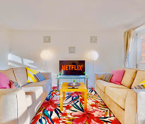 Living room at Spacious 4 Bed Semi-Detached Home