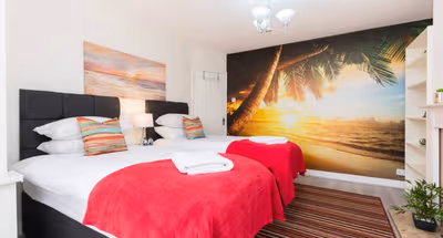 Bedroom at Goldthornes 4 Bedroom 2 Bathroom House