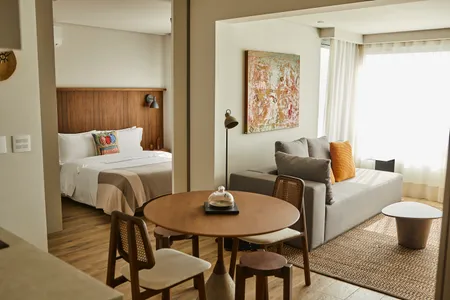 Living area - 1 bed apartment