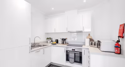 Fully equipped kitchen at St. Mary's Retreat