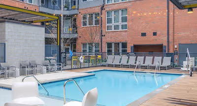 Pool side at The Dillon