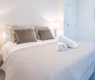 Luxury bedroom at 18 North Road Flat 1