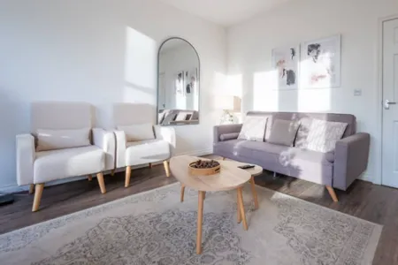 Living room at 18 North Road Flat 1
