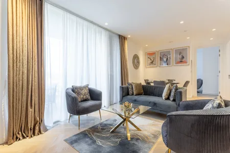 Living area at Dollis Hill Apartments
