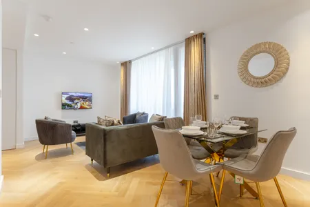 Living area at Dollis Hill Apartments