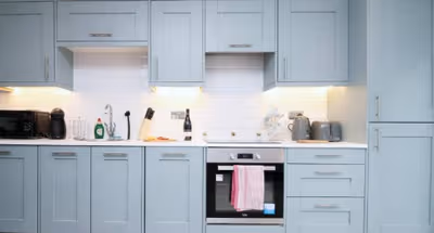 Fully equipped kitchen at 16 North Road Flat 2
