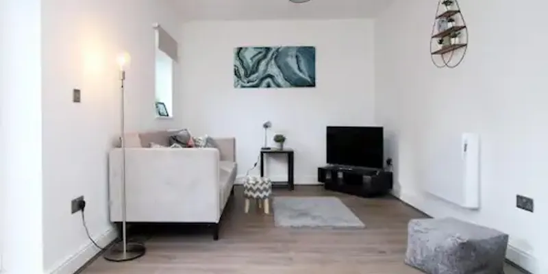 Living room at 16 North Road Flat 2