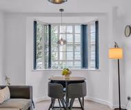 Living area at Chelsea Serviced Apartments by MySquare