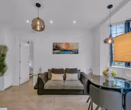 Living area at Chelsea Serviced Apartments by MySquare