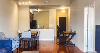 living space at Furnished Cozy Unit in Mariner Bay