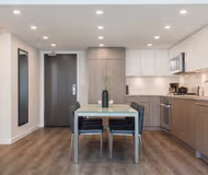 Fully equipped kitchen in 2 bed at Yaletown-Richards