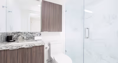 Bathroom at Downtown-Howe Apartment