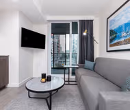 Living area - 1 bed apartment