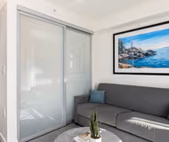 Living area - 1 bed apartment